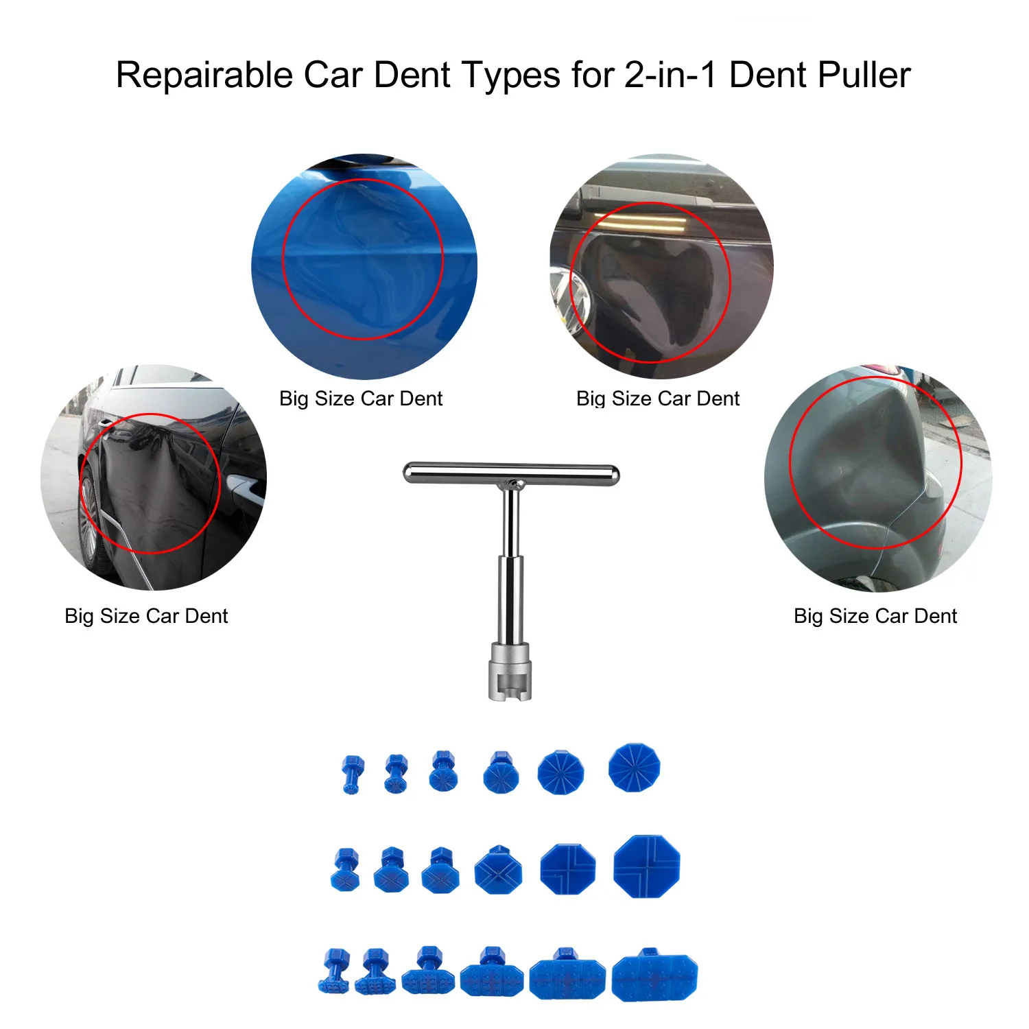 자동차 덴트 수리 풀러, 18개 플라스틱 접착 탭이 포 - Dent Repair Puller 리뷰 및 가격