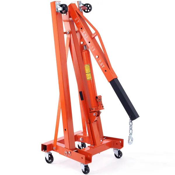VEVOR 유압 엔진 호이스트 레버 포함, 2톤/440 - Engine Hoist Crane 리뷰 및 가격