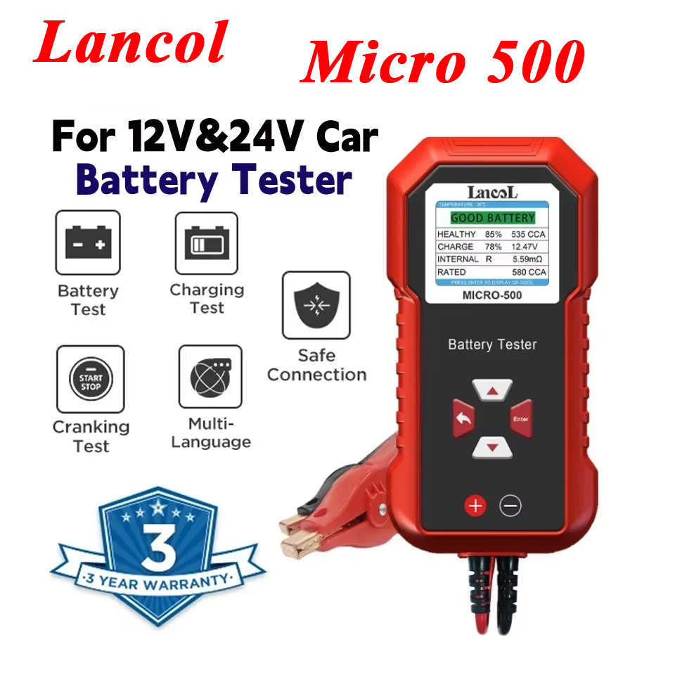 Lancol Micro 500 12V 24V 자동차 배 - Battery Load Tester 리뷰 및 가격