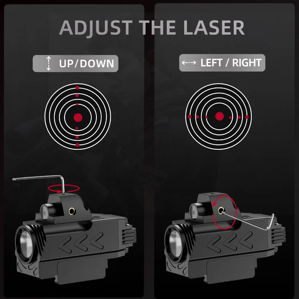 800 루멘 전술 LED 손전등 콤보 녹색/빨간색 점  - Timing Light Gun 리뷰 및 가격